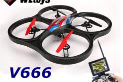 DRONE QUADCOPTER V666 WLTOYS MET FPV FUNCTIE