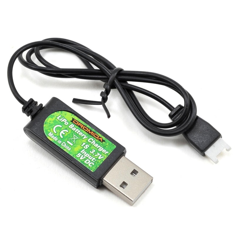 CARREGADOR USB DROMIDA LIPO 1S PLUG ZH DIDE1511
