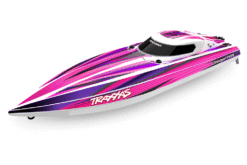 Lancha RC Traxxas Disruptor VXL-4S 1/10 Pink 106064-4 - Alta Performance e Velocidade